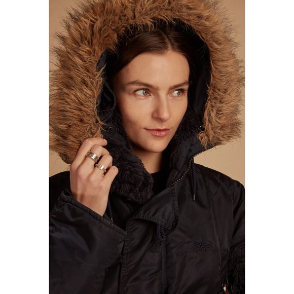 ALPHA INDUSTRIES INC. Navy Winter Jacket Size S - Picture 8 of 14